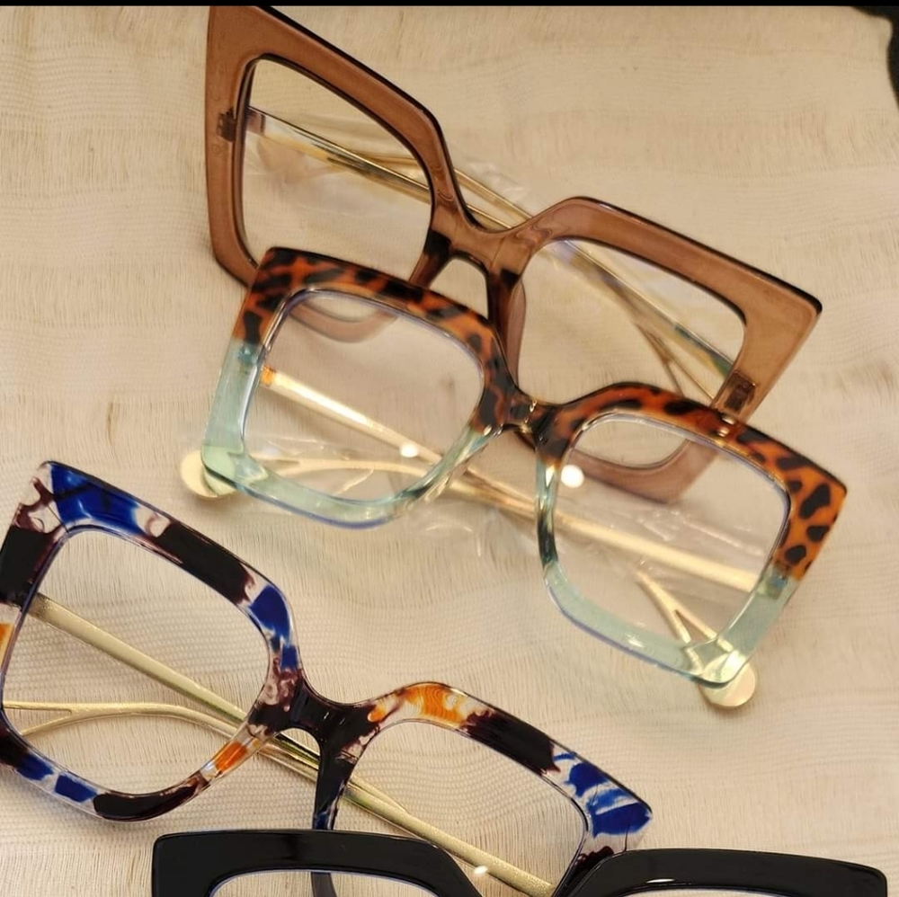 Big frame blue light glasses